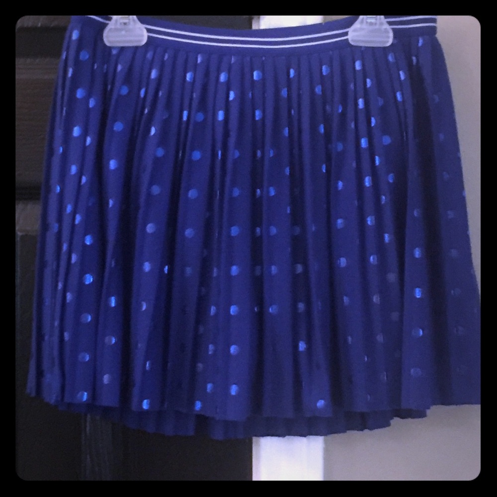 Blue sequin girl skirt